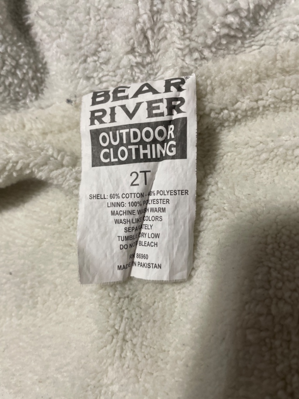 fuzzy jacket - Picture 3 of 4